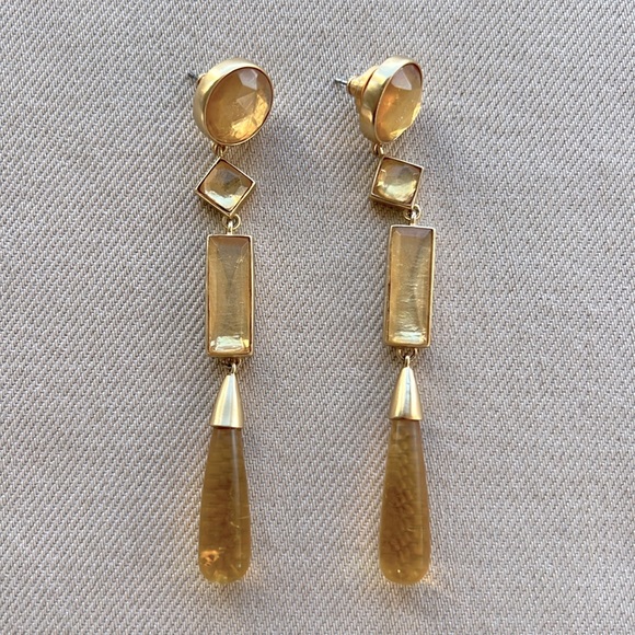 Tory Burch Embellished Linear Earring - Picture 3 of 8